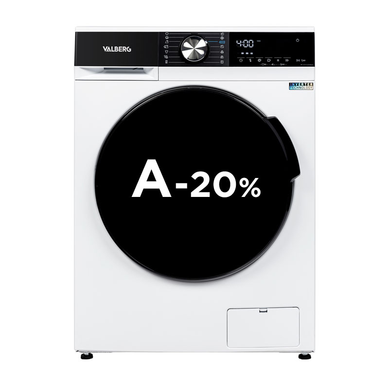 Lave-linge Hublot 12 Kg Valberg Wf 1214 A-20 W566c Bon état -  reconditionné disponible sur Electro Depot